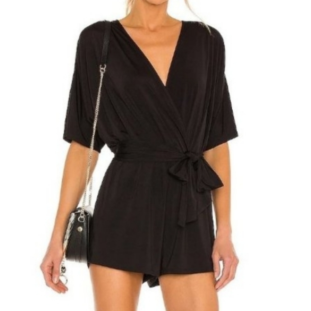 Lovers and Friends Black Sky Romper